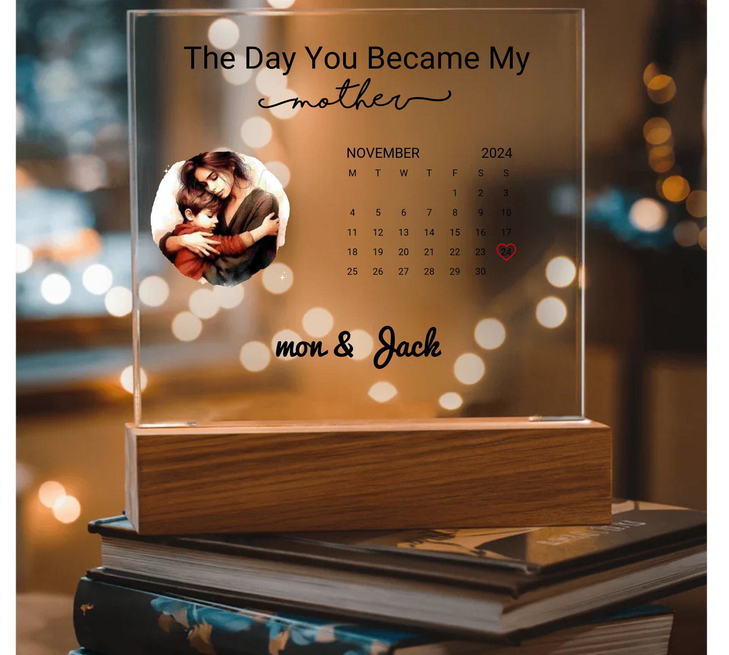Custom Acrylic Calendar For Mom