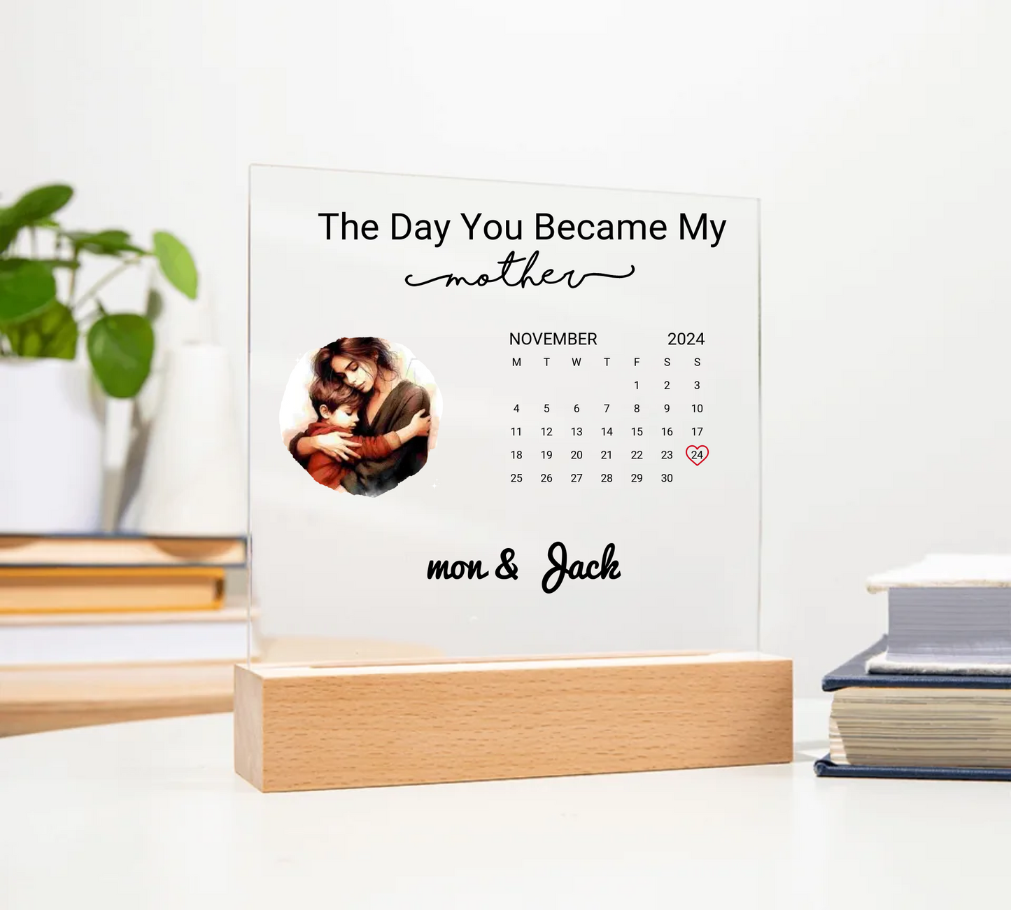 Custom Acrylic Calendar For Mom